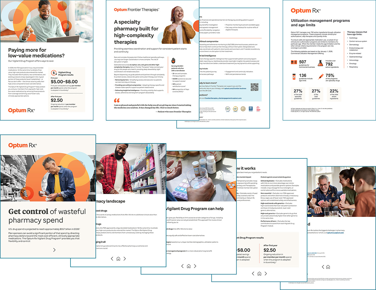 Optum and Optum Rx collateral