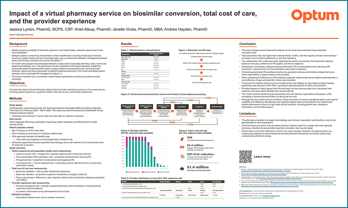 Optum National Conference research poster